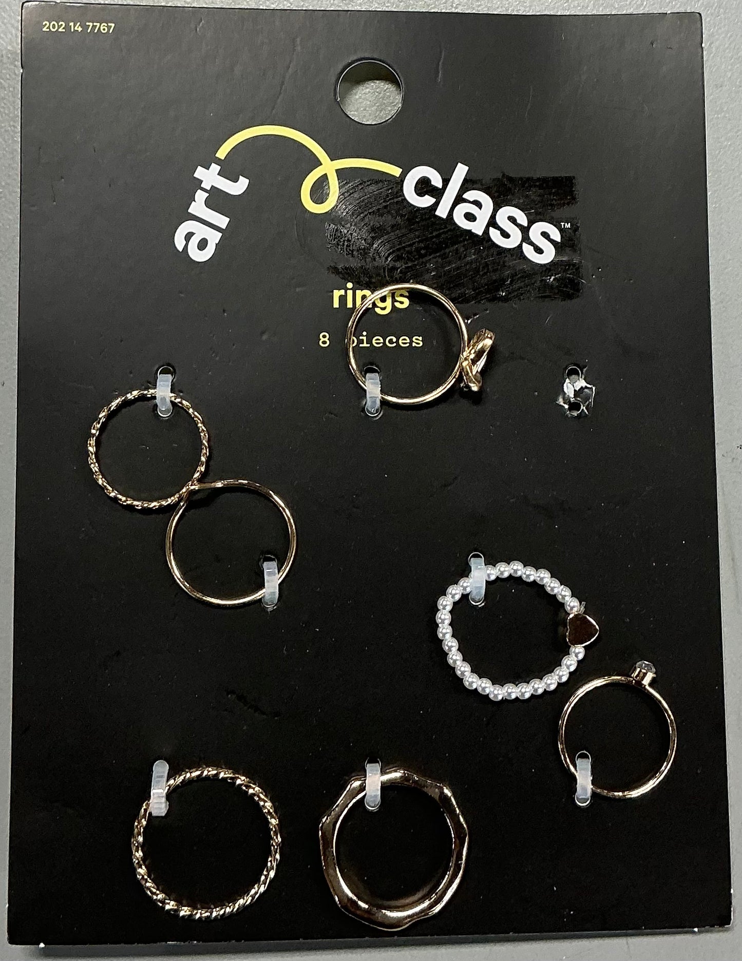 Rings in assorted gold-tone and beaded styles-As Is