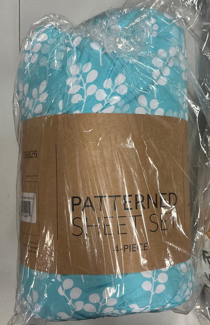 ienjoy Home 4-piece patterned sheet set size queen