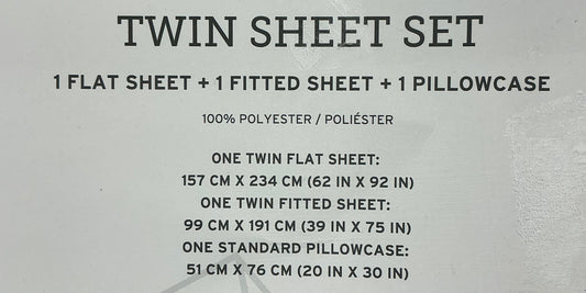 Eddie Bauer Microfiber 3 Pieces Sheet Set Twin-Color(Poppy Plaid)