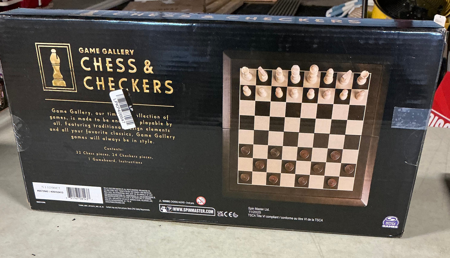 Game gallery chess & checkers - OPEN BOX