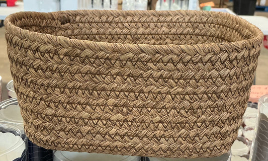 Mini scalloped natural woven gifting basket