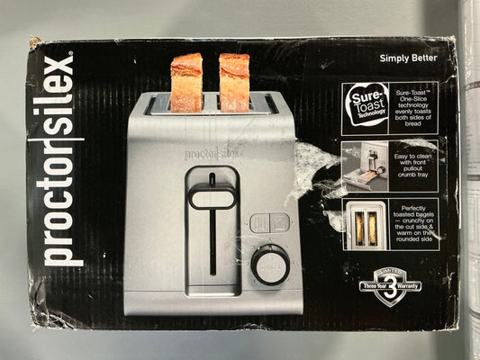 Proctor Silex 2 Slice Toaster- Open Box