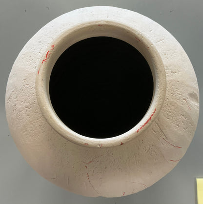 XL rustic ceramic vase - AS IS - COSMETIC FLAWS - PICK UP ONLY