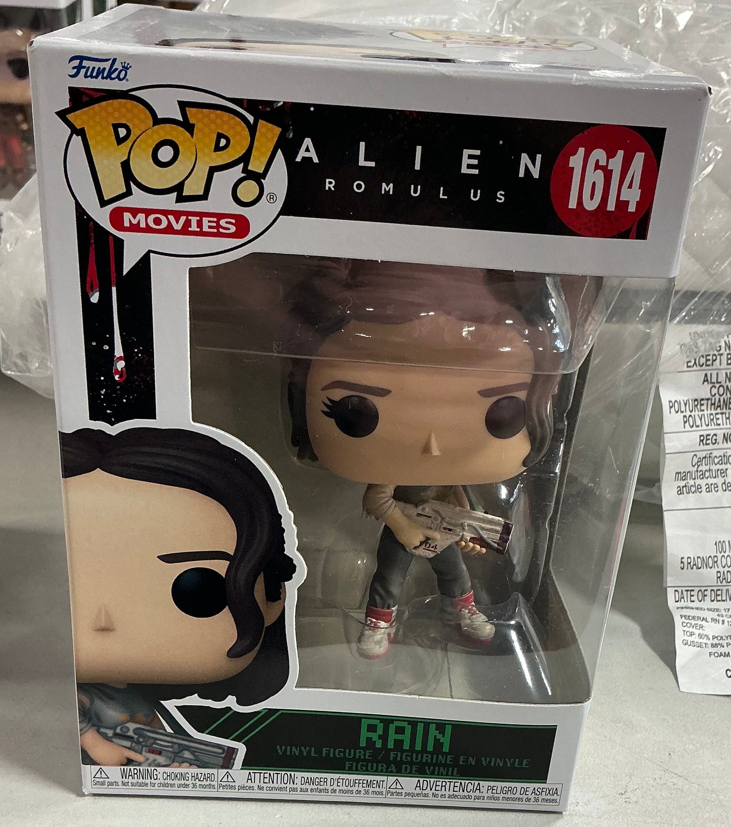 Alien Romulus Rain Funko Pop - MINOR PACKAGE FLAWS - PRODUCT IS NEW