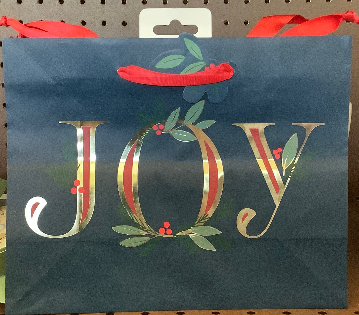 'Joy' Vogue Christmas Gift Bag Navy