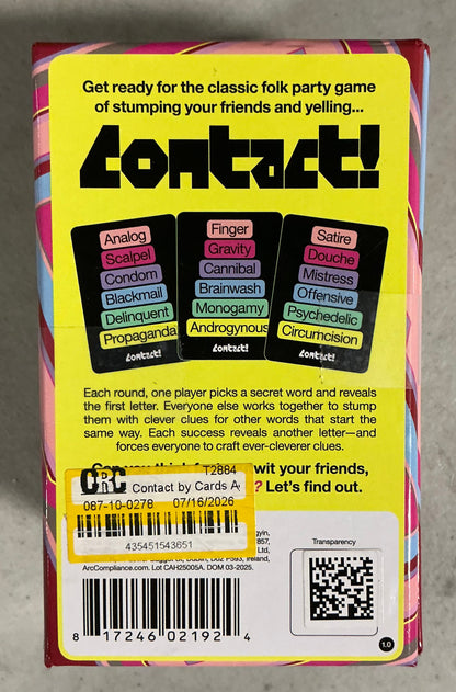 Contact by cards against humanity  - OPEN BOX