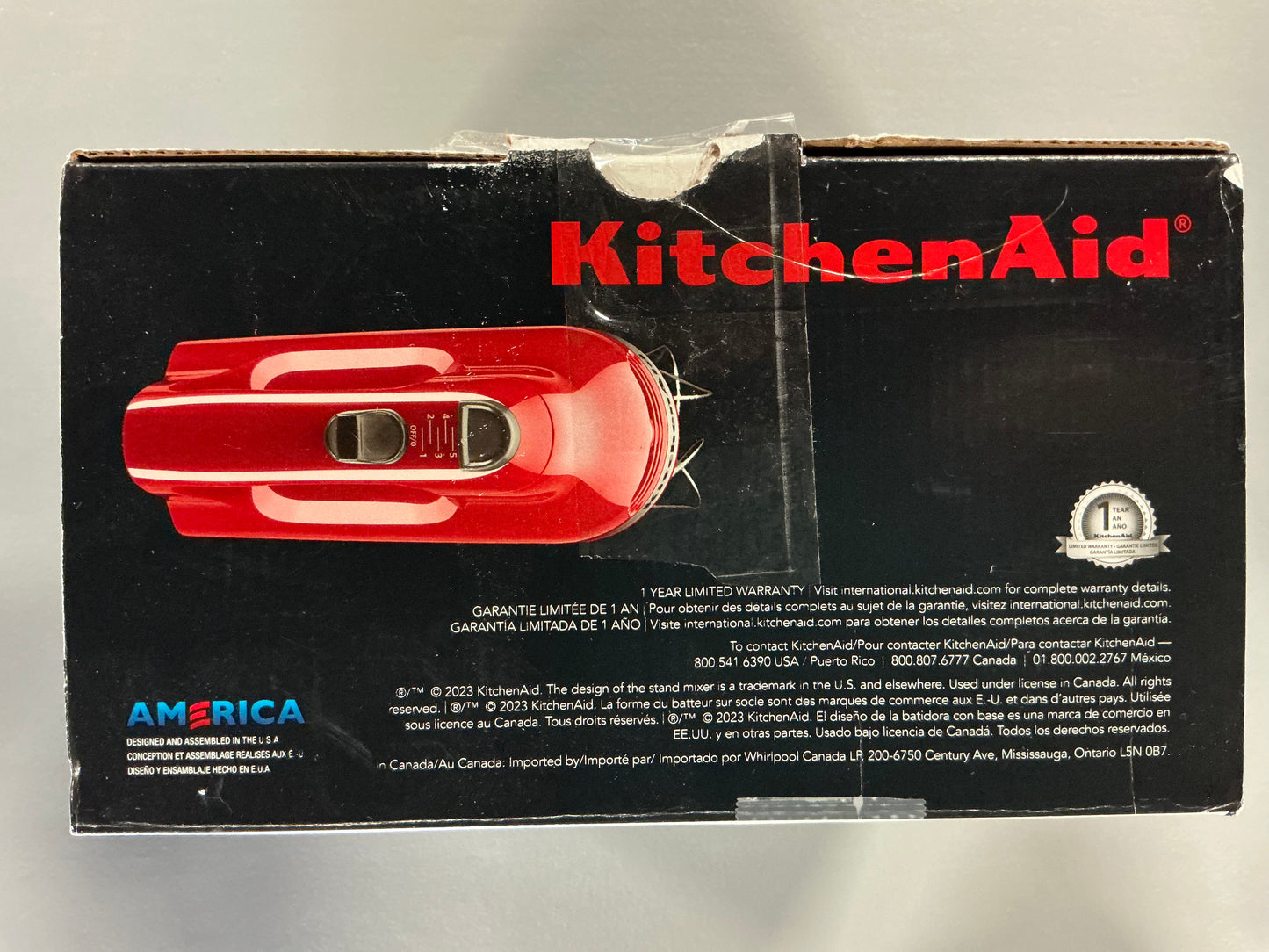 KitchenAid Ultra Power 5 Speed Hand Mixer - Open Box