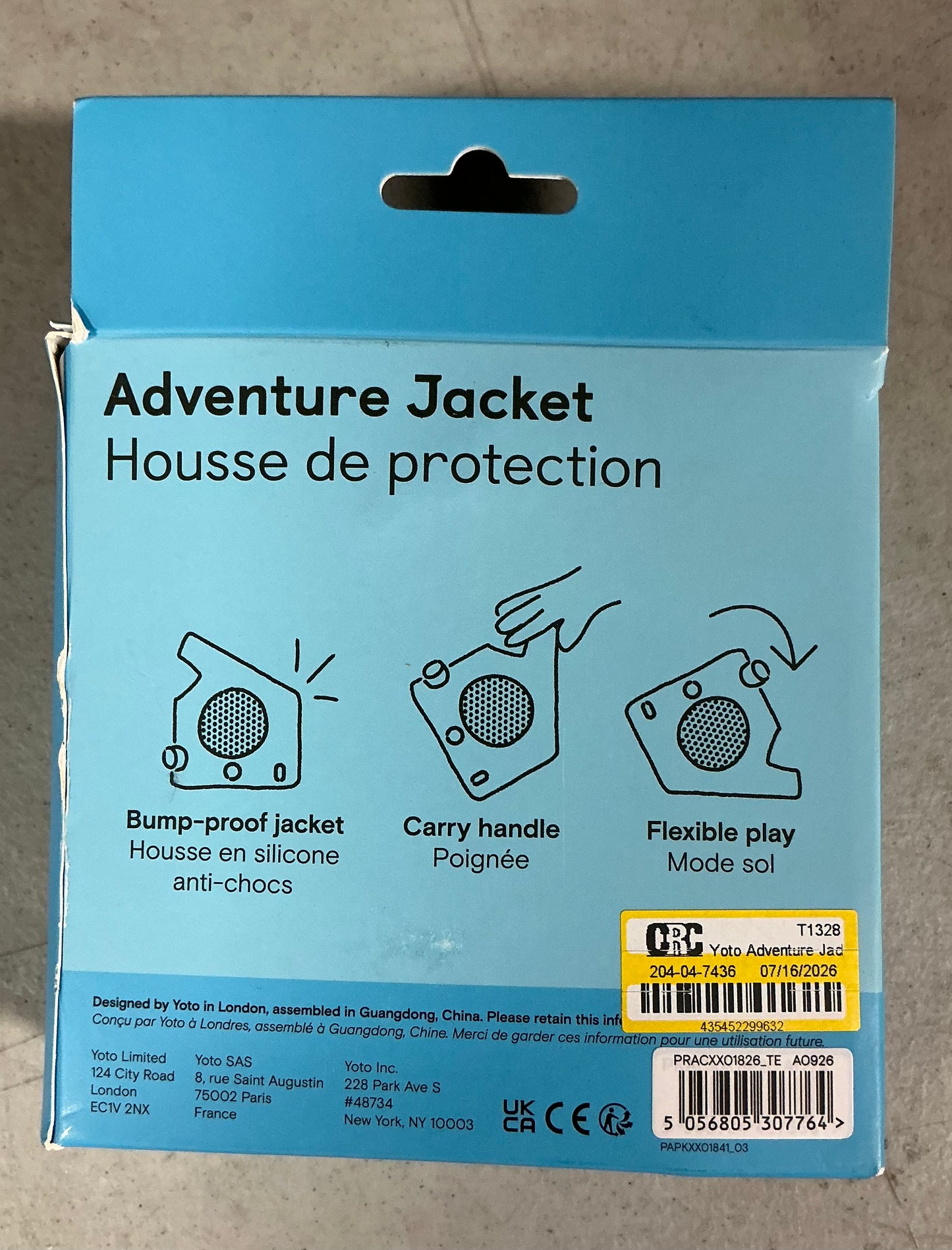 Yoto adventure jacket yoto player 3rd generation Blue Bird - DAMAGED BOX