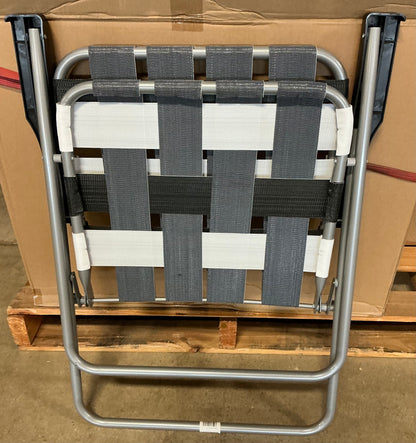 Folding web strap chair - PICK UP ONLY