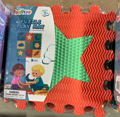 Fun play puzzle play mat