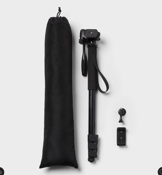 Monopod black 3-way panhead