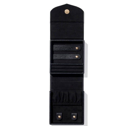 black travel jewelry case-As Is