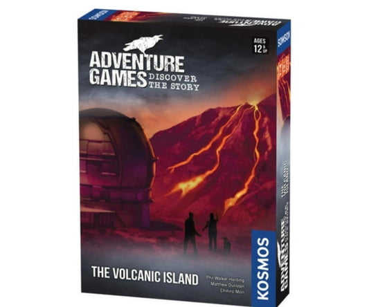 Kosmos Adventure Games: The Volcanic Island board game box