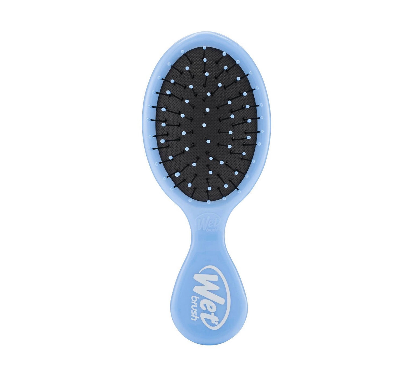 Wet Brush Mini Detangler hair brush in a sky blue color