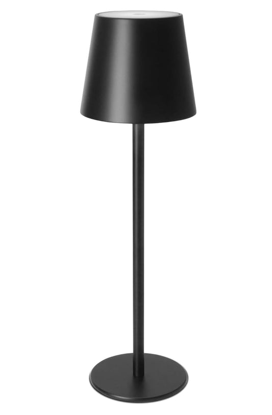 14” Rechargeable Portable Table Lamp - Black - Room Essentials - Out of Box, Minor Cosmetic Damage (see pictures) - FOR PICKUP ONLY