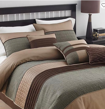 Riverbrook Home Lexia 7-pc. Midweight Embroidered Comforter Set king