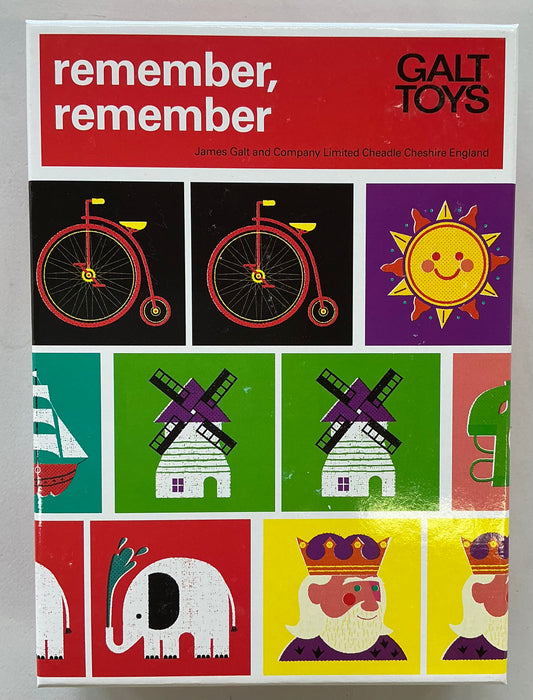 Galt Toys "Remember, Remember" matching pairs game set