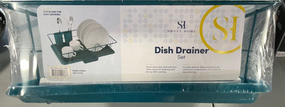 Metal Sweet Home Dish Drainer Set