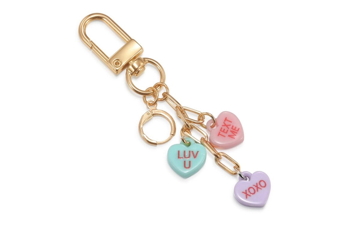Lip charm keychain accessories