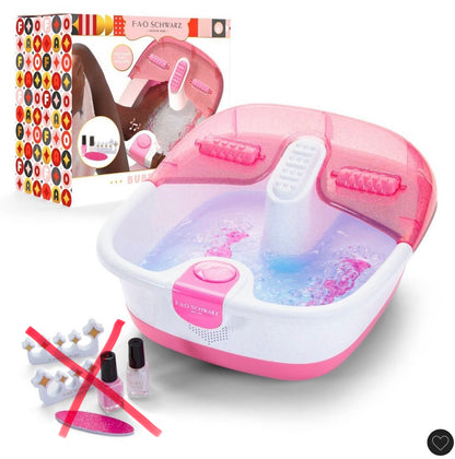 THRIFTY 70 - FAO Schwarz bubble spa foot bath - AS IS - MISSING ACCESSORIES - USED - FINAL SALE - NO RETURNS