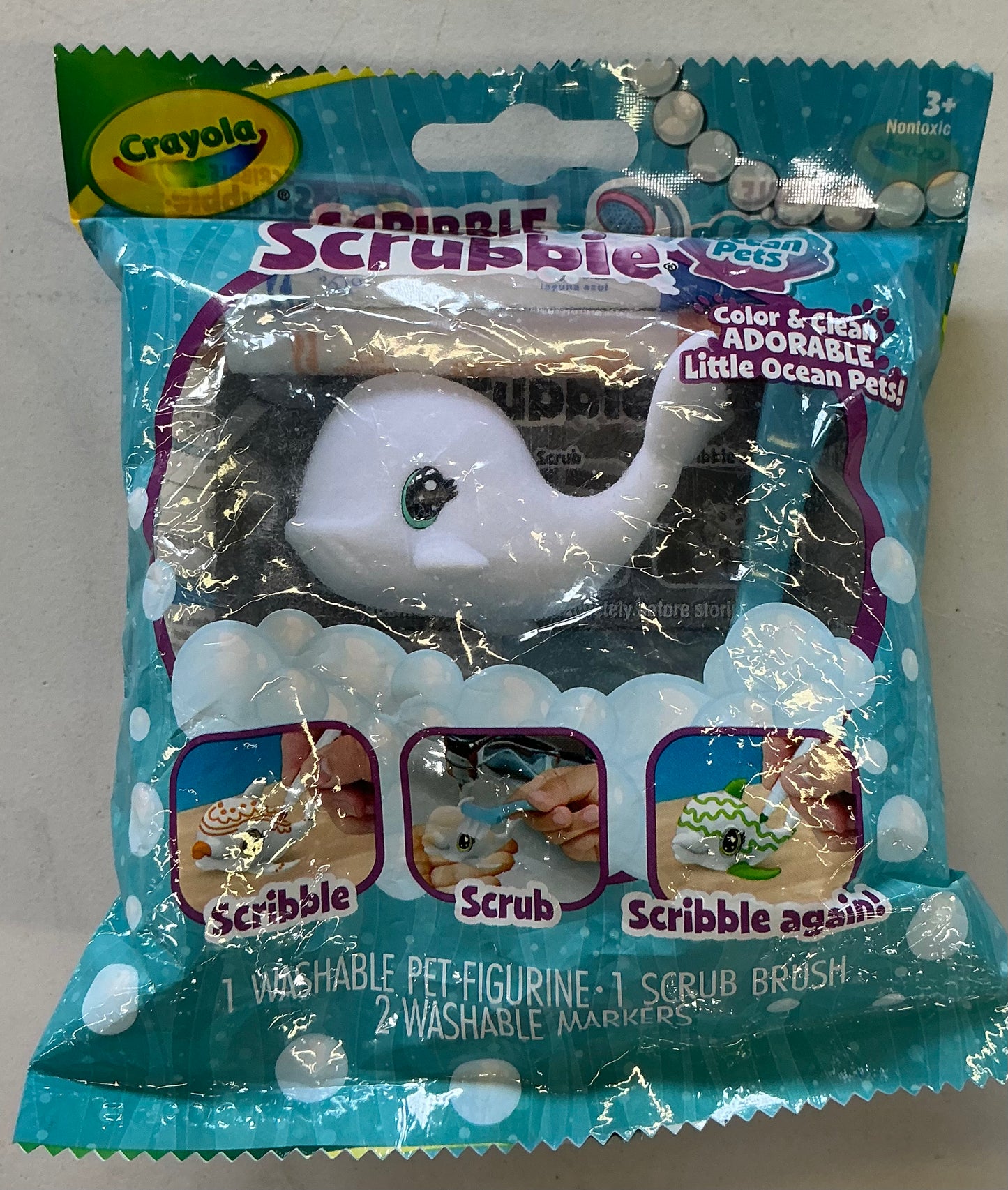 Crayola Scribble Scrubbie Ocean Pets 1-count