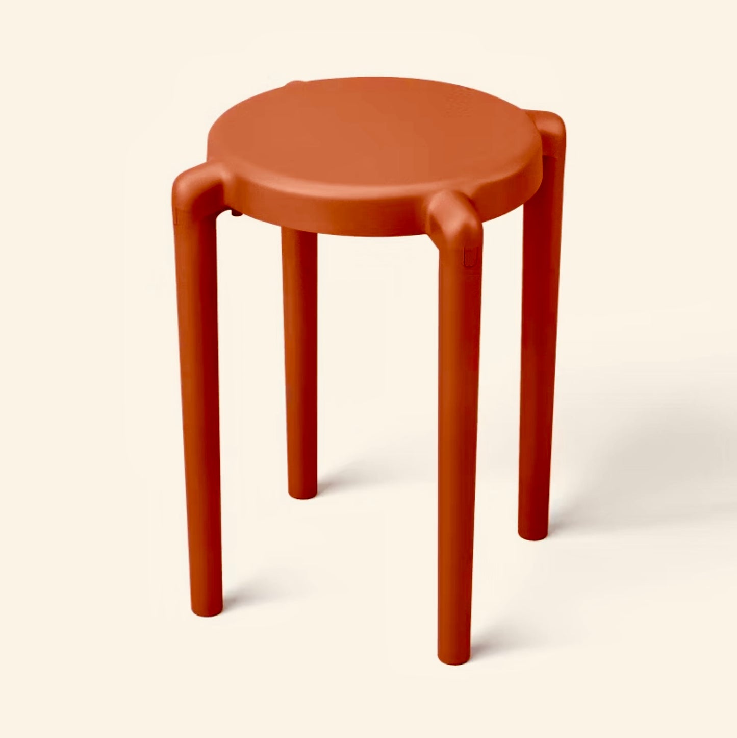 Round Accent Patio End Table - Red - Minor Cosmetic Damage (see pictures) - FOR PICKUP ONLY