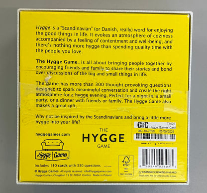 THRIFTY 70 - the hygge game cozy conversation in pleasant company - USED - ONLY 49 CARDS - FINAL SALE - NO RETURNS