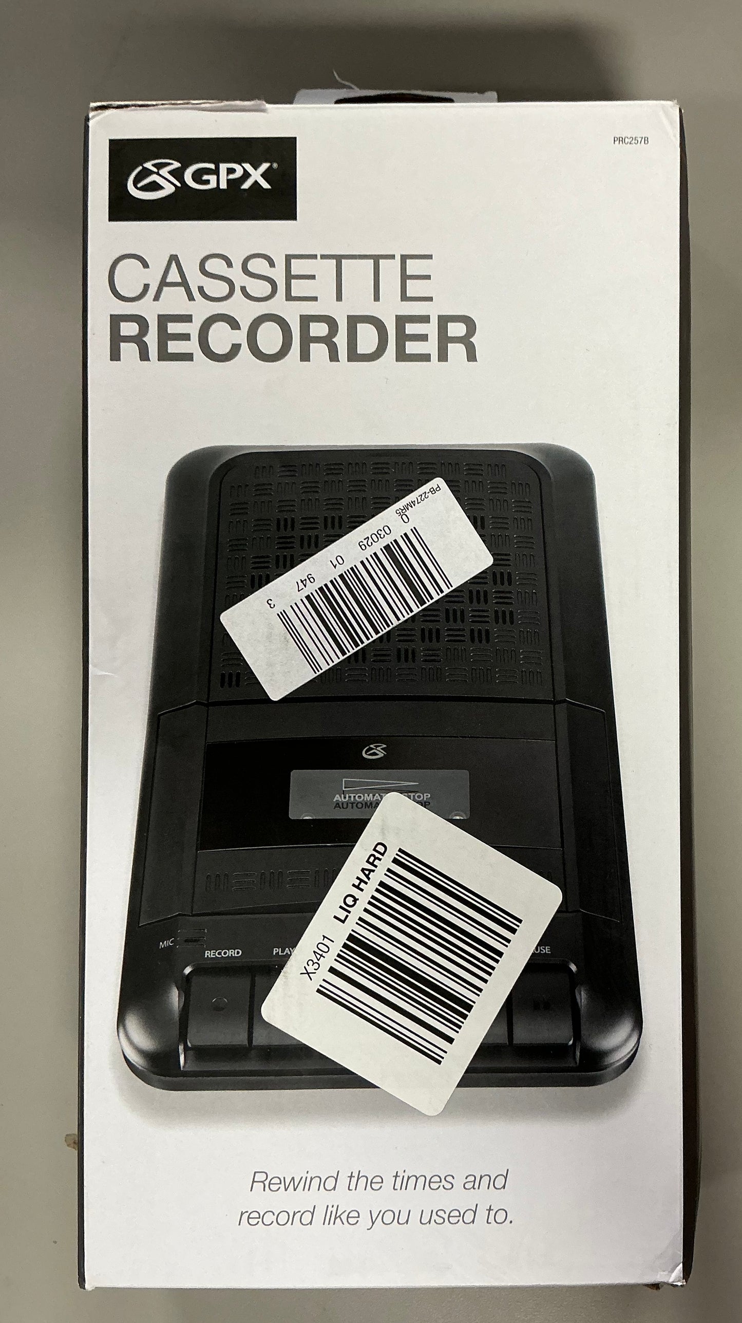 GPX Recorder + Cassette Player