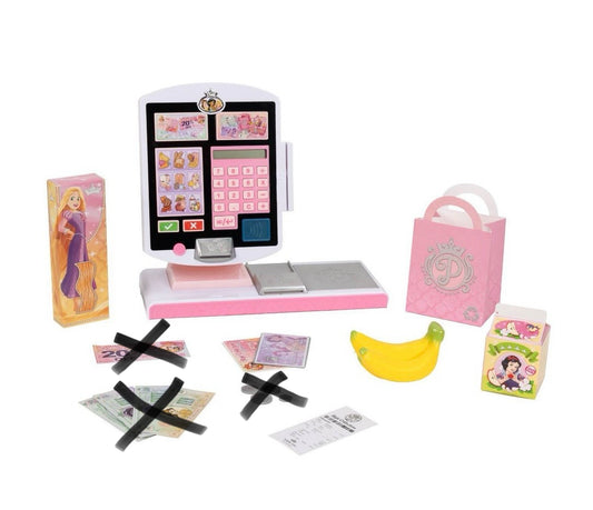 Disney Princess stylin’ self check out cash register - AS IS MISSING PCS - OUT OF PACKAGE