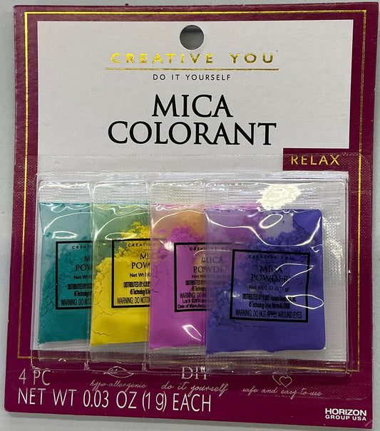 Creative You mica colorant 4-piece DIY assortment set