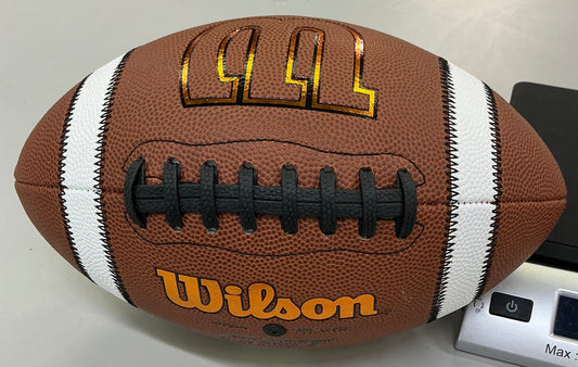Wilson GST speed skin official football- brown: regulation size, leather composite, butyl bladder - MINOR COSMETIC FLAWS
