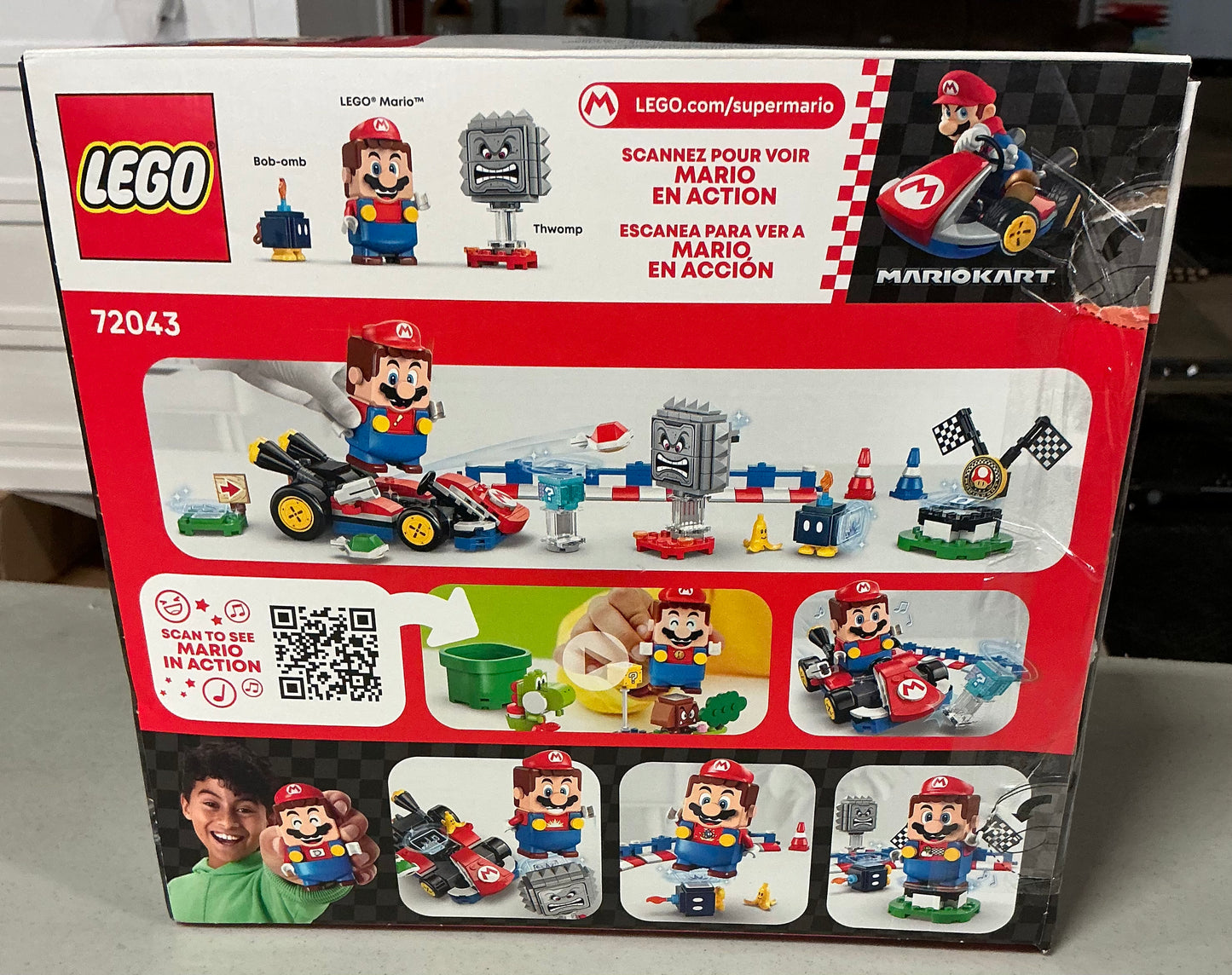 Lego Super Mario interactive Lego Mario & standard kart - OPEN BOX
