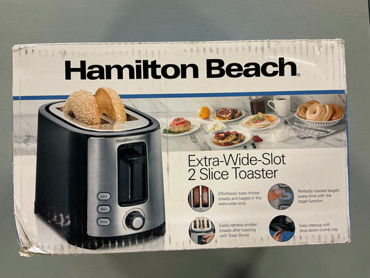 Hamilton Beach Extra-Wide-Slot 2 Slice Toaster - Open Box