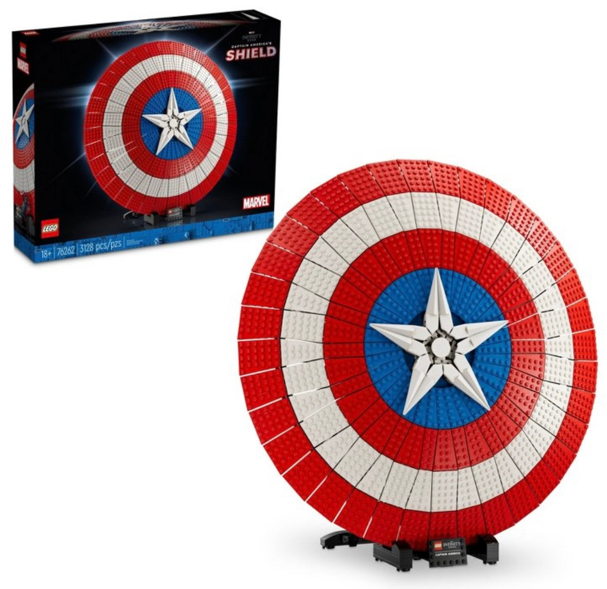 LEGO Marvel Captain America's Shield
Building Model Kit 76262