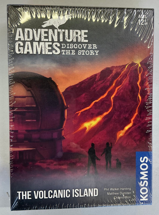 Kosmos Adventure Games: The Volcanic Island board game box