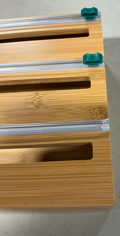 THRIFTY 70 - Tin foil and plastic wrap dispenser and cutter - AS IS - MISSING ONE SLIDE CUTTER AND COVER - CHIPPED ON THE EDGE - FINAL SALE - NO RETURN
