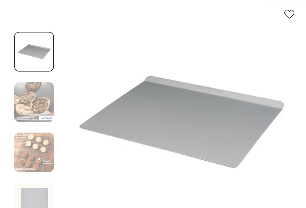 Faberware Jumbo Cookie Sheet 14”X16”