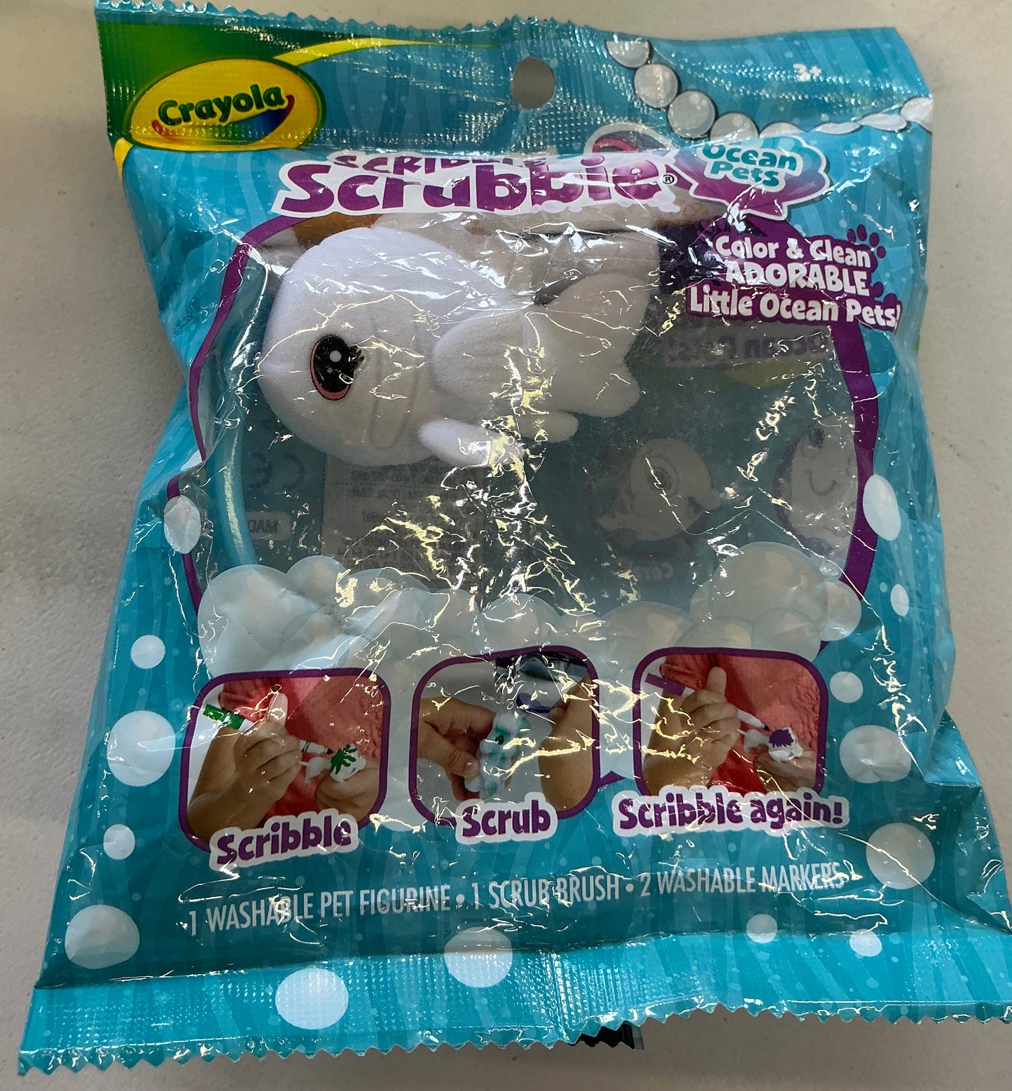 Crayola Scribble Scrubbie Ocean Pets 1-count