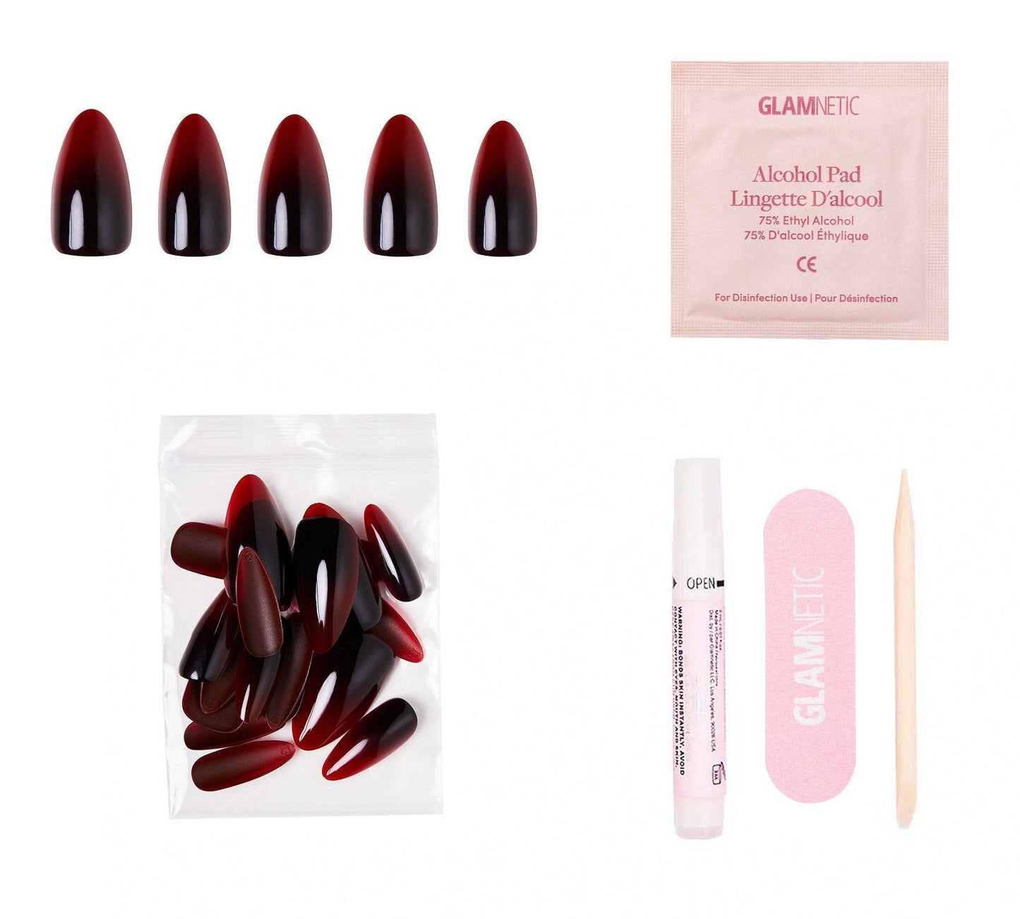 Glamnetic Vampiress Press-On Nail-30ct