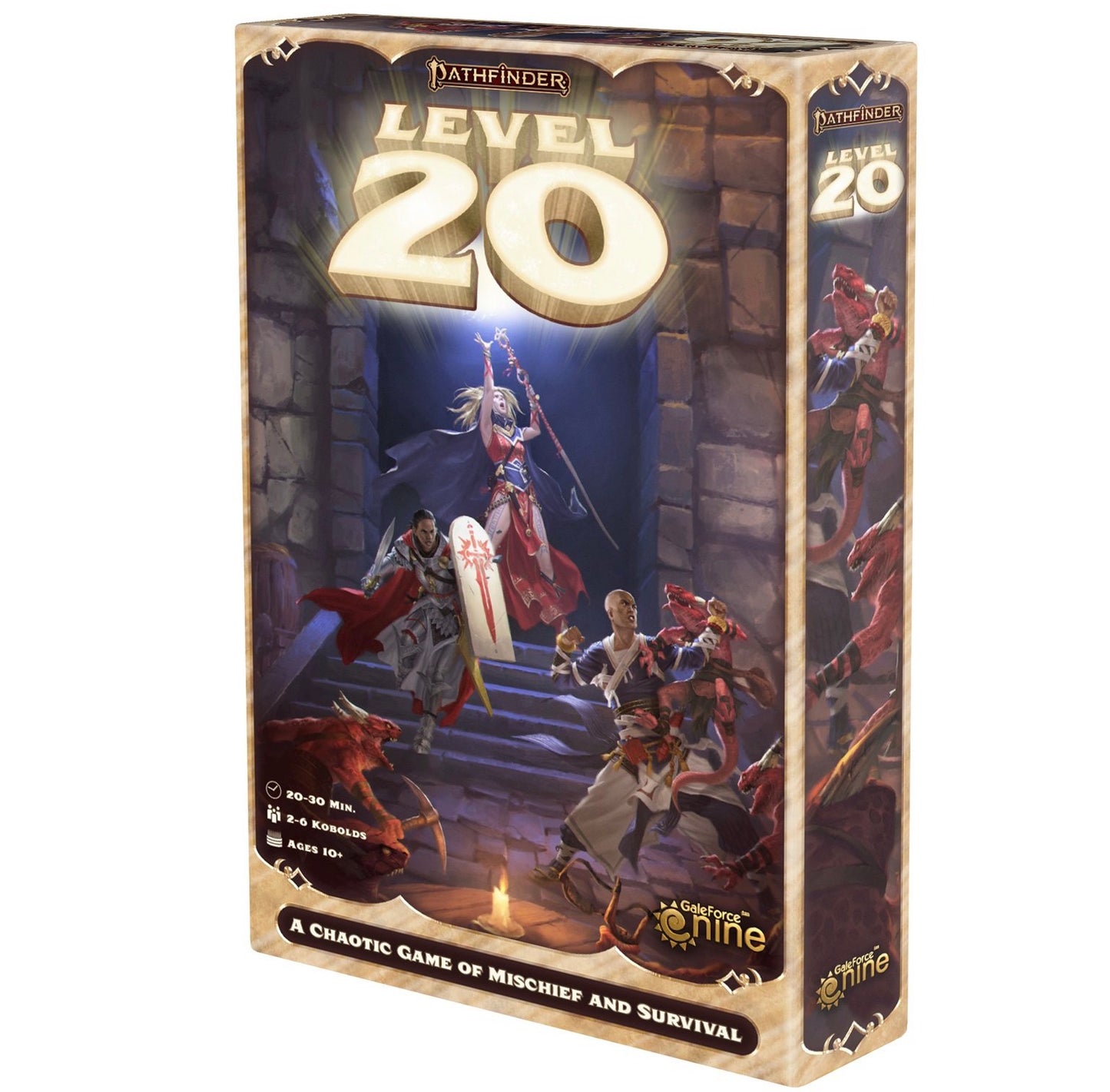 Pathfinder: Level 20 - Strategy Boardgame, Ages 10+, 2-6 Players, 20-30 Min
