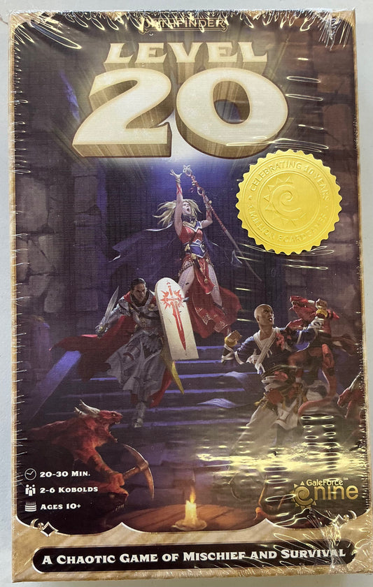 Pathfinder: Level 20 - Strategy Boardgame, Ages 10+, 2-6 Players, 20-30 Min