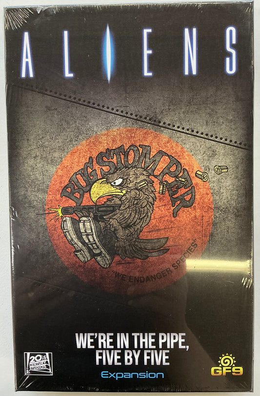 Aliens: We're in the Pipe, Five by Five expansion for the Aliens: Another Glorious Day in the Corps board game by Gale Force Nine
