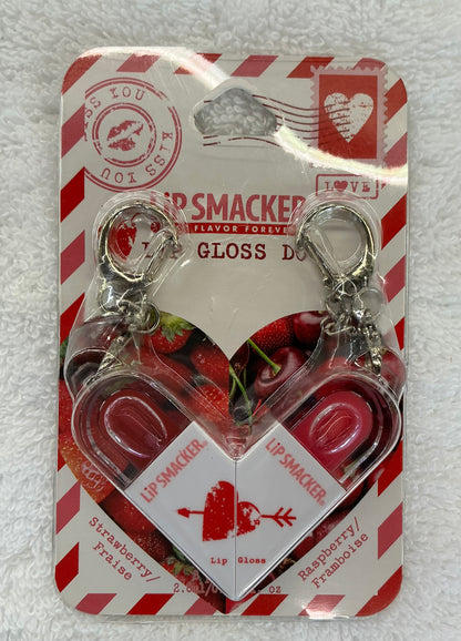 Lip Smacker Lip Gloss Duo-Strawberry and Cherry