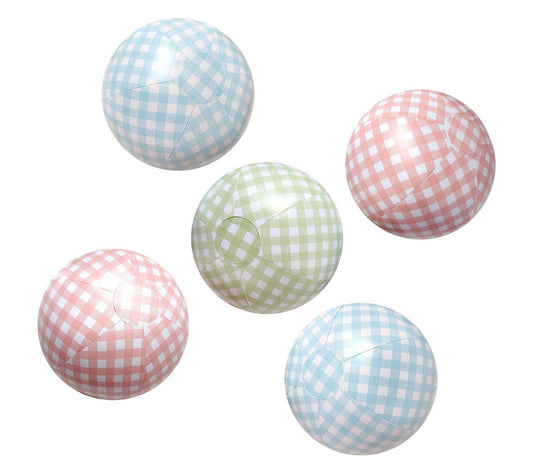 Minnidip 5ct balloon garland, gingham print