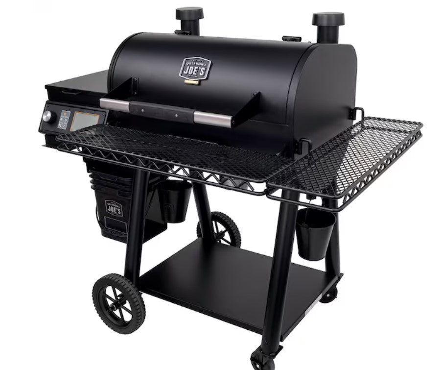 Oklahoma Joe's Rider DLX 900: L 906-Sq in Black Pellet Grill - BRAND NEW! - CLEARANCE