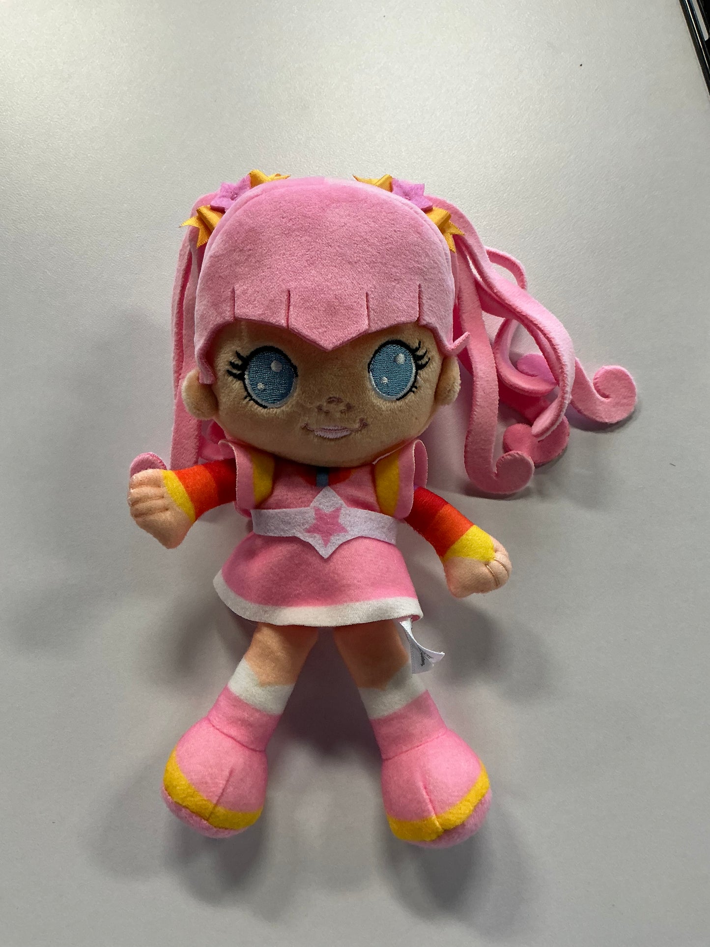 Rainbow Brite Friends CheeBees- Tickled Pink - 8” plush