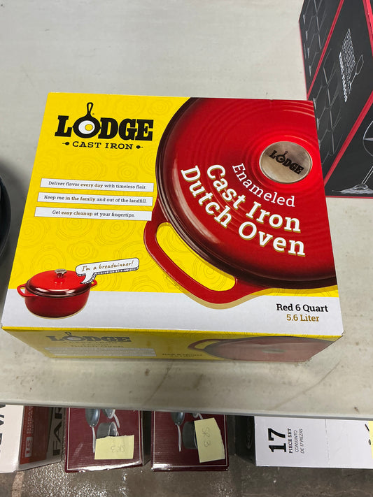 Lodge Cast Iron Dutch Oven 6qt