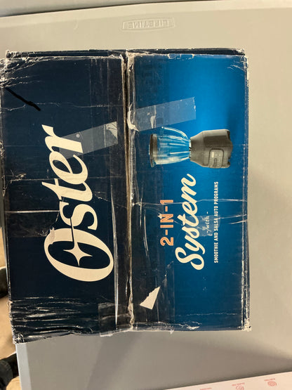Oster 8-Cup Party Jar 3-Speed Blender - open box