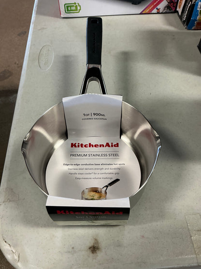 KitchenAid Stainless Steel 1-qt. Sauce Pan