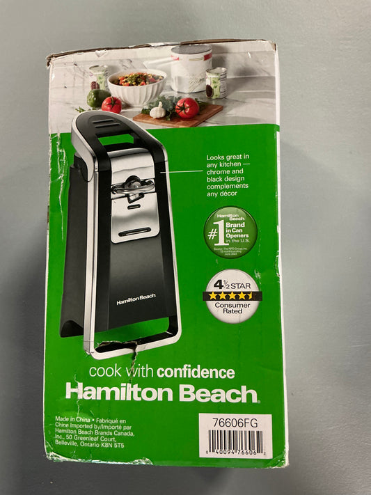 Hamilton beach smooth touch can opener - open box
